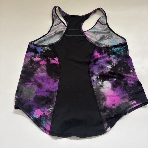 Lucy Tank Top Colored Kaleidoscope Racerback Size XL Athleisure Yoga - Picture 3 of 8